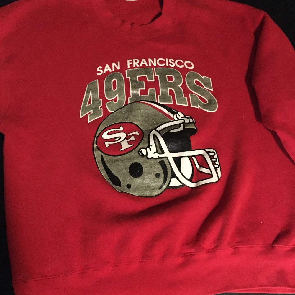 VINTAGE San Francisco 49ers crew neck